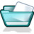 folder cyan Icon